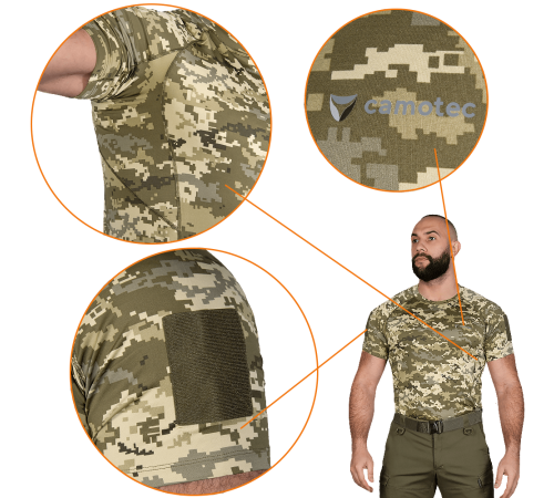 Футболка Thorax Patrol Піксель (7578), XXXL Футболка Thorax Patrol Піксель (7578), XXXL