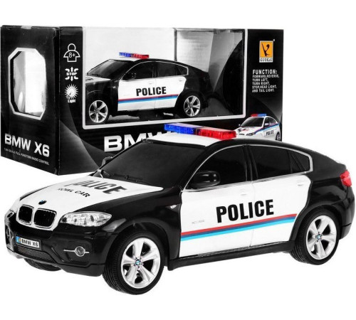 Дитяча поліцейська машина BMW x6 на дистанційному керуванні 8+ ZRC.866-2404P Дитяча поліцейська машина BMW x6 на дистанційному керуванні 8+ ZRC.866-2404P