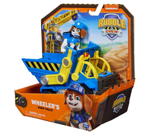 Машинка дитяча Spin Master Базовий будівельний автомобіль з фігуркою Викрута "Щенячий патруль"