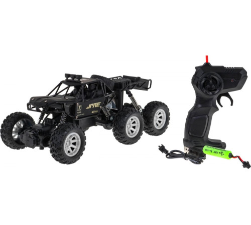 Металевий гусеничний автомобіль Rock Explorer 4x4 для дітей 8+ з дистанційним керуванням 1:18 Гума 6 коліс