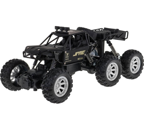 Металевий гусеничний автомобіль Rock Explorer 4x4 для дітей 8+ з дистанційним керуванням 1:18 Гума 6 коліс