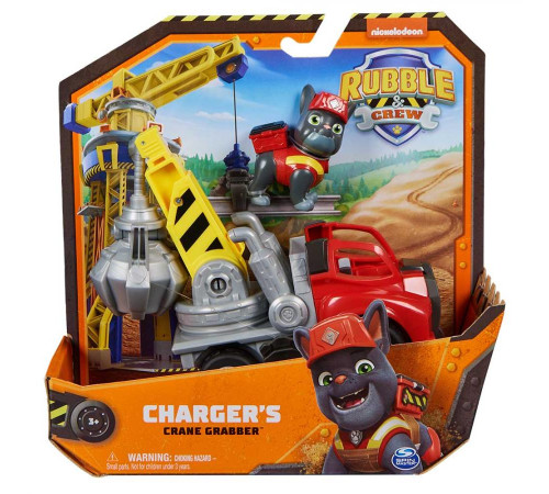 Машинка дитяча Spin Master Базовий будівельний автомобіль з фігуркою Заряда "Щенячий патруль"