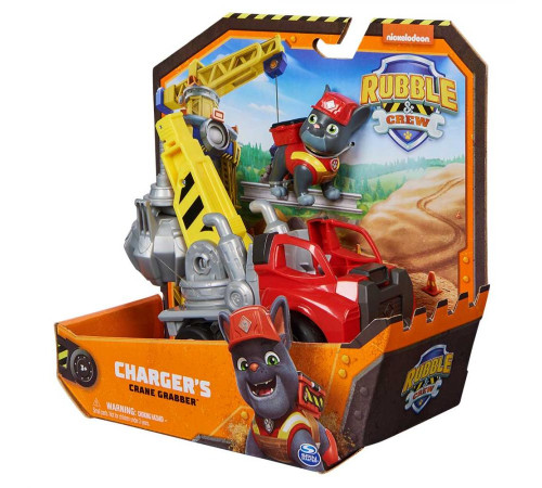 Машинка дитяча Spin Master Базовий будівельний автомобіль з фігуркою Заряда "Щенячий патруль"