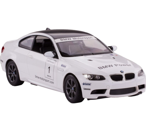 BMW M3 білий RASTAR модель 1:14 Автомобіль на дистанційному керуванні + пульт 2,4 ГГц BMW M3 білий RASTAR модель 1:14 Автомобіль на дистанційному керуванні + пульт 2,4 ГГц