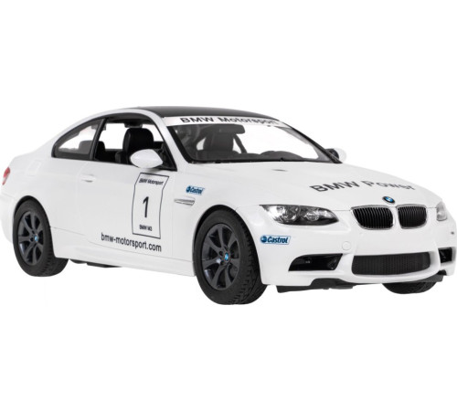 BMW M3 білий RASTAR модель 1:14 Автомобіль на дистанційному керуванні + пульт 2,4 ГГц BMW M3 білий RASTAR модель 1:14 Автомобіль на дистанційному керуванні + пульт 2,4 ГГц