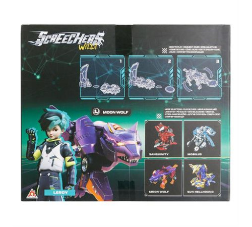 Ігровий набір Screechers Wild! S5 L0.5 Мун Волф (EU686103B)