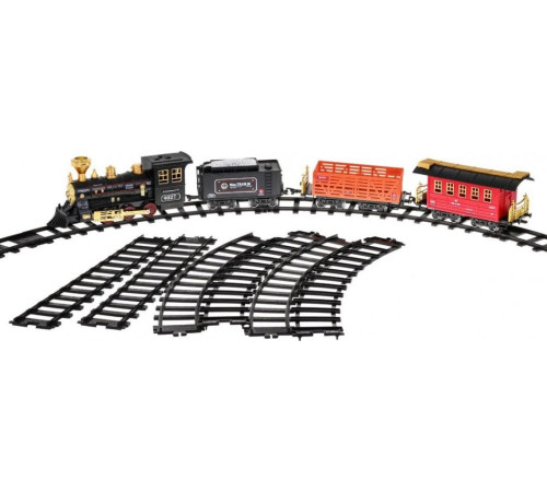 Великий потяг з функцією диму для дітей 5+ Складані колії + Потяг з вагонами