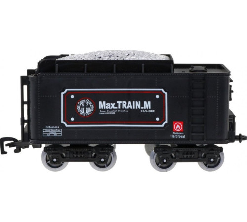 Великий потяг з функцією диму для дітей 5+ Складані колії + Потяг з вагонами