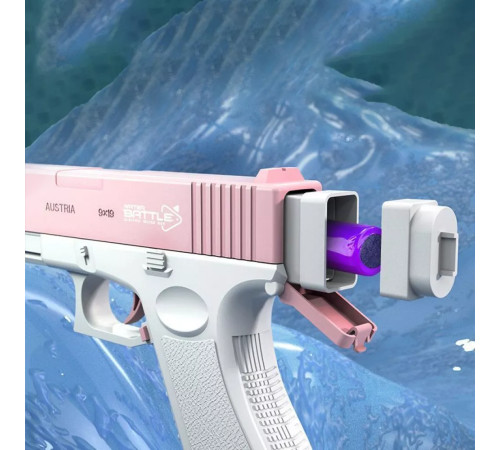 Водяний пістолет Water Gun Glock pink