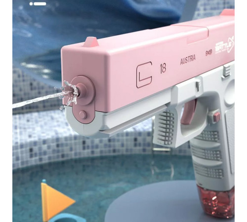 Водяний пістолет Water Gun Glock pink