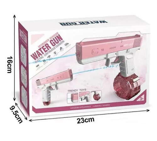 Водяний пістолет Water Gun Glock pink