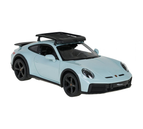 Дитяча машинка RASTAR Porsche 911 Dakar на дистанційному керуванні, масштаб 1:14, блакитно-чорна