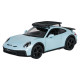 Дитяча машинка RASTAR Porsche 911 Dakar на дистанційному керуванні, масштаб 1:14, блакитно-чорна