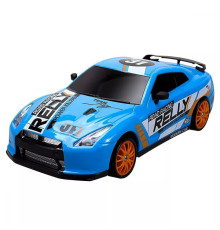 Дитяча машинка для дрифту Racing Rally R/C Nissan GT-R 4WD синя