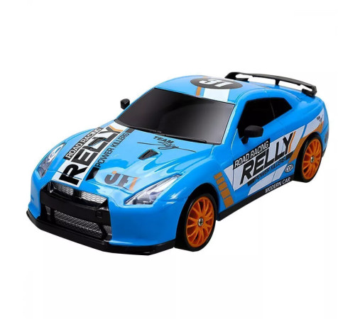 Дитяча машинка для дрифту Racing Rally R/C Nissan GT-R 4WD синя