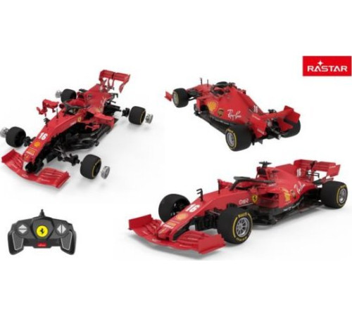 Гоночний автомобіль на дистанційному керуванні Ferrari SF1000 червоний RASTAR модель 1:16 + обвіс + пульт дистанційного керування 2,4 ГГц Гоночний автомобіль на дистанційному керуванні Ferrari SF1000 червоний RASTAR модель 1:16 + обвіс + пульт дистанційного керування 2,4 ГГц