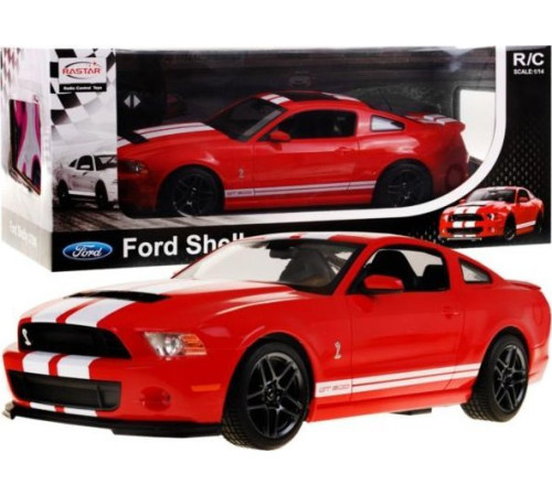 Авто на дистанційному керуванні Ford Shelby Mustang GT500 red RASTAR модель 1:14 + пульт Авто на дистанційному керуванні Ford Shelby Mustang GT500 red RASTAR модель 1:14 + пульт