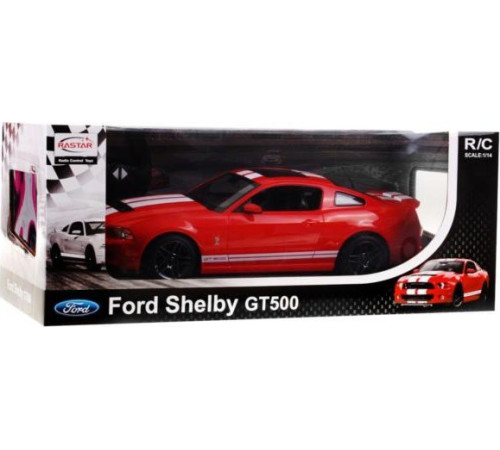 Авто на дистанційному керуванні Ford Shelby Mustang GT500 red RASTAR модель 1:14 + пульт Авто на дистанційному керуванні Ford Shelby Mustang GT500 red RASTAR модель 1:14 + пульт
