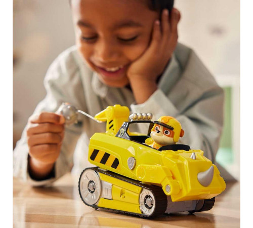 Машинка-трансформер дитяча Spin Master З водієм у джунглях Кремез "Щенячий патруль"