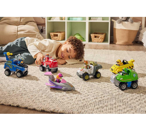 Машинка-трансформер дитяча Spin Master З водієм у джунглях Кремез "Щенячий патруль"