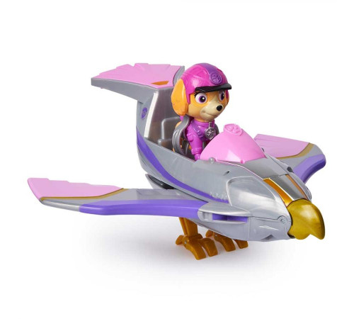 Машинка-трансформер дитяча Spin Master З водієм у джунглях Скай "Щенячий патруль"