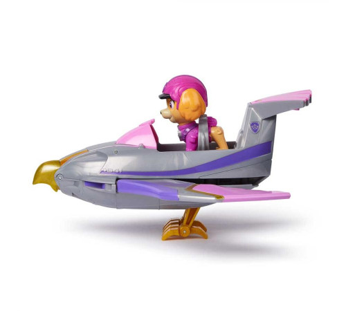 Машинка-трансформер дитяча Spin Master З водієм у джунглях Скай "Щенячий патруль"