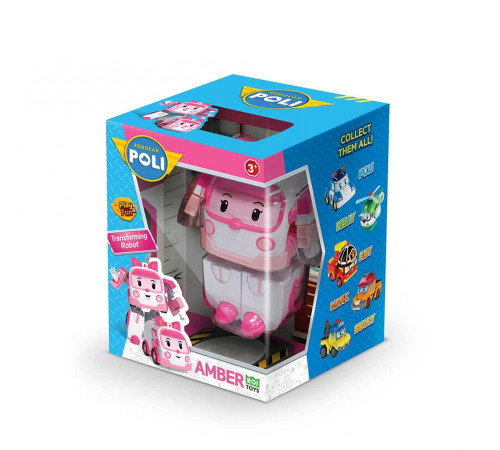 Машинка-трансформер дитяча Roi Visual Робокар Ембер 10 см