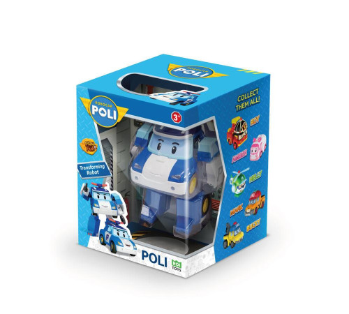 Машинка-трансформер дитяча Roi Visual Робокар Полі 10 см
