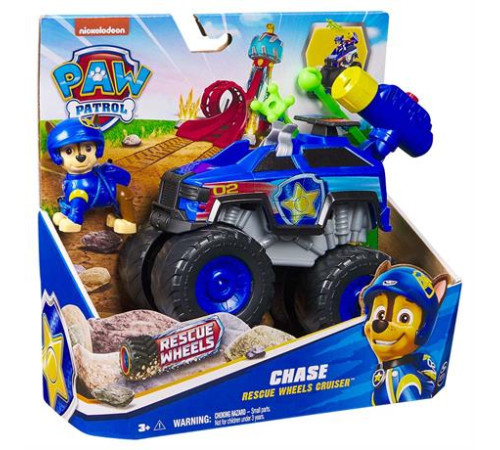 Ігровий набір Paw Patrol Мегаколеса Великий рятувальний автомобіль-трансформер із Гончиком (SM17776/6069302)