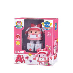 Машинка-трансформер дитяча Roi Visual Робокар малюк Ембер