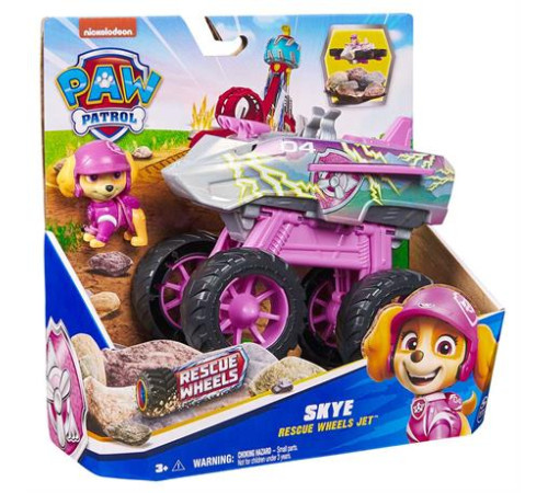Ігровий набір Paw Patrol Мегаколеса Великий рятувальний автомобіль-трансформер із Скай (SM17776/6069303)