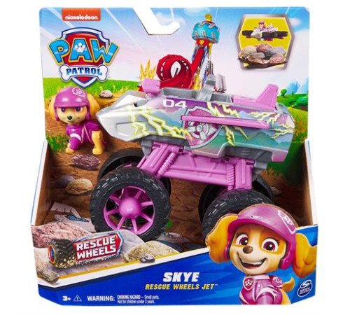 Ігровий набір Paw Patrol Мегаколеса Великий рятувальний автомобіль-трансформер із Скай (SM17776/6069303)