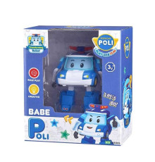 Машинка-трансформер дитяча Roi Visual Робокар малюк Полі