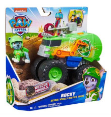 Ігровий набір Paw Patrol Мегаколеса Великий рятувальний автомобіль-трансформер із Рокі (SM17776/6069331)