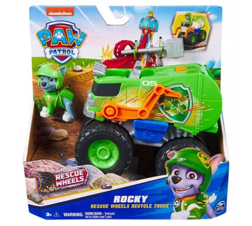 Ігровий набір Paw Patrol Мегаколеса Великий рятувальний автомобіль-трансформер із Рокі (SM17776/6069331) Ігровий набір Paw Patrol Мегаколеса Великий рятувальний автомобіль-трансформер із Рокі (SM17776/6069331)