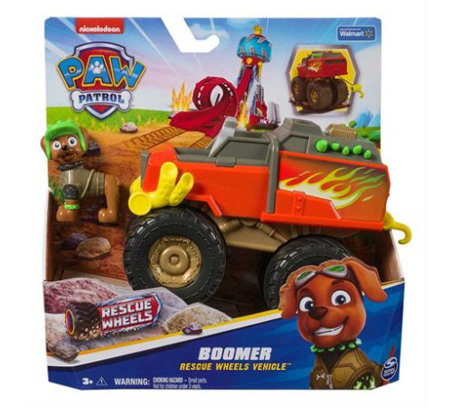 Ігровий набір Paw Patrol Мегаколеса Великий рятувальний автомобіль-трансформер із Бумером (SM17776/6070318)