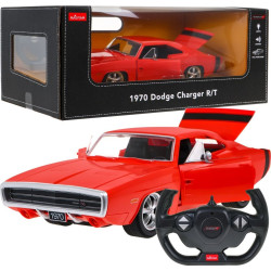 1970 Dodge Charger RT червоний RASTAR модель 1:16 Автомобіль на дистанційному керуванні + пульт дистанційного керування