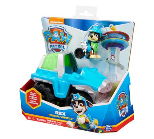 Ігровий набір Paw Patrol Рятувальний автомобіль із водієм Рексом (SM16775/2886) Ігровий набір Paw Patrol Рятувальний автомобіль із водієм Рексом (SM16775/2886)