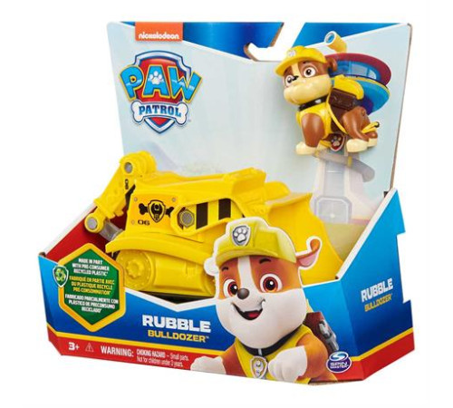 Ігровий набір Paw Patrol Бульдозер із водієм Кремезом (SM16775/9924) Ігровий набір Paw Patrol Бульдозер із водієм Кремезом (SM16775/9924)