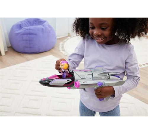 Ігровий набір Paw Patrol Щенячий патруль у кіно 2 Рятувальний літак-трансформер Скай делюкс (SM17799)