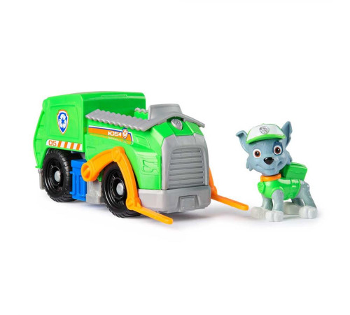 Машинка-трансформер дитяча Spin Master Базовий рятівний автомобіль з водієм Роккі