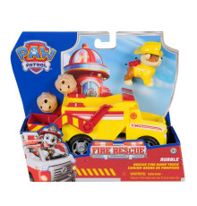 Машинка-трансформер дитяча Spin Master Пожежна рятувальна місія з водієм Кремез