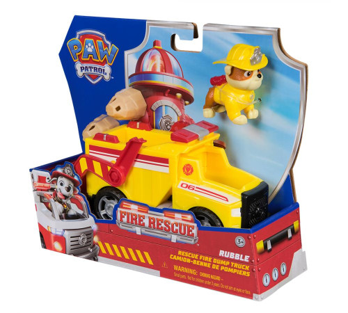 Машинка-трансформер дитяча Spin Master Пожежна рятувальна місія з водієм Кремез