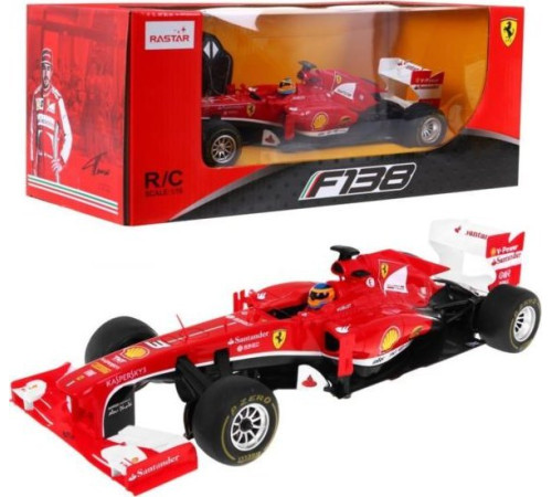Ferrari F138 RASTAR модель 1:18 Гоночний автомобіль на дистанційному керуванні + пульт 2,4 ГГц Ferrari F138 RASTAR модель 1:18 Гоночний автомобіль на дистанційному керуванні + пульт 2,4 ГГц
