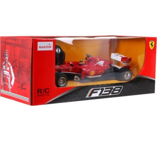 Ferrari F138 RASTAR модель 1:18 Гоночний автомобіль на дистанційному керуванні + пульт 2,4 ГГц Ferrari F138 RASTAR модель 1:18 Гоночний автомобіль на дистанційному керуванні + пульт 2,4 ГГц