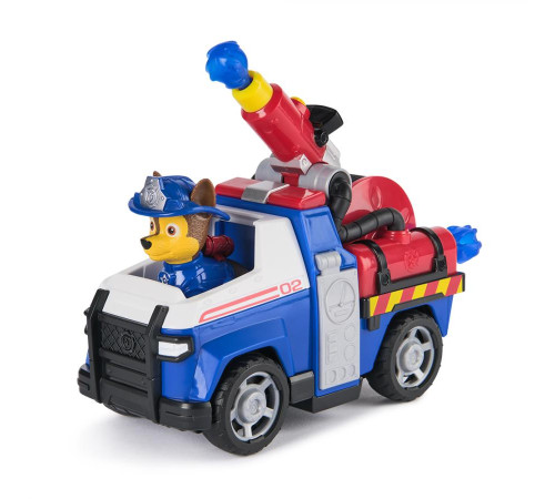 Машинка-трансформер дитяча Spin Master Пожежна рятувальна місія з водієм Гонщик