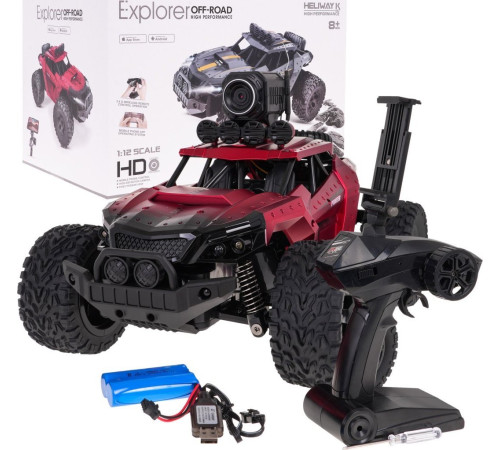 Дитяча машинка MEGA Crawler PIONEER з камерою червона Дитяча машинка MEGA Crawler PIONEER з камерою червона