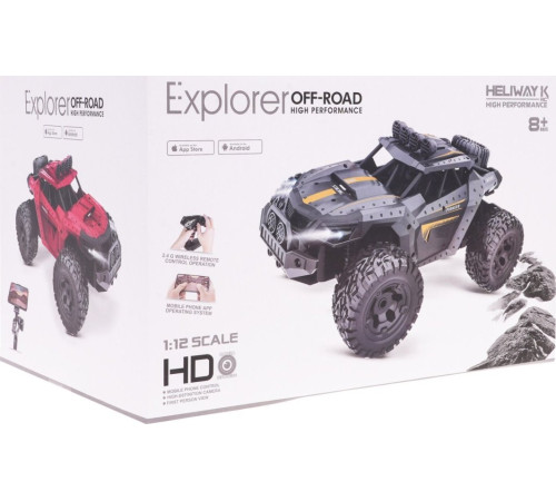 Дитяча машинка MEGA Crawler PIONEER з камерою червона Дитяча машинка MEGA Crawler PIONEER з камерою червона