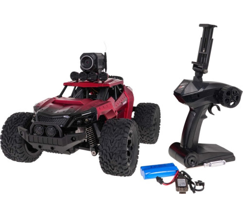 Дитяча машинка MEGA Crawler PIONEER з камерою червона Дитяча машинка MEGA Crawler PIONEER з камерою червона