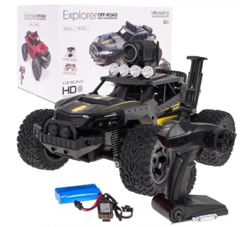Дитяча машинка MEGA Crawler PIONEER з камерою сіра Дитяча машинка MEGA Crawler PIONEER з камерою сіра
